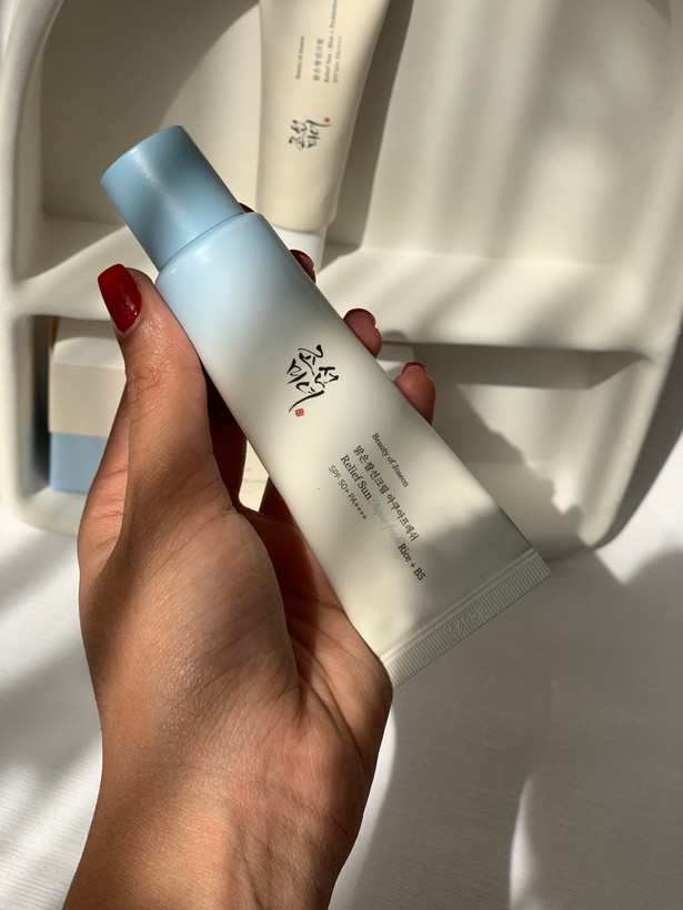 ضدآفتاب بیوتی آف جوسان مدل Hyaluronic + Rice + B5 اورجینال